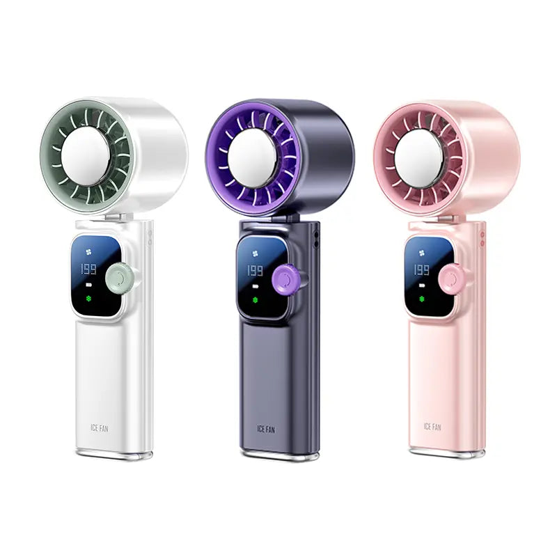 199-Level Precise Wind Control Handheld Fan - Foldable, Adjustable, Airflow Enhancer Portable Fan with Automatic Settings, Summer Travel & Outdoor Household Appliance Essential, Portable Fans, Airflow Enhancer Portable Fans