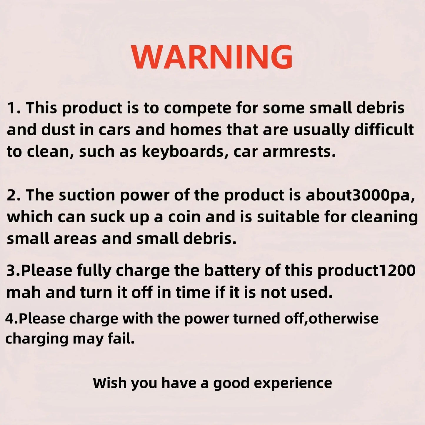 Wireless Mini Vacuum Cleaner, 1 Count Cordless Portable Vacuum, Multifunctional Handheld Electric Dust Collector, Car Interior and Household Cleaning Tool for Daily Use, Festive Gift