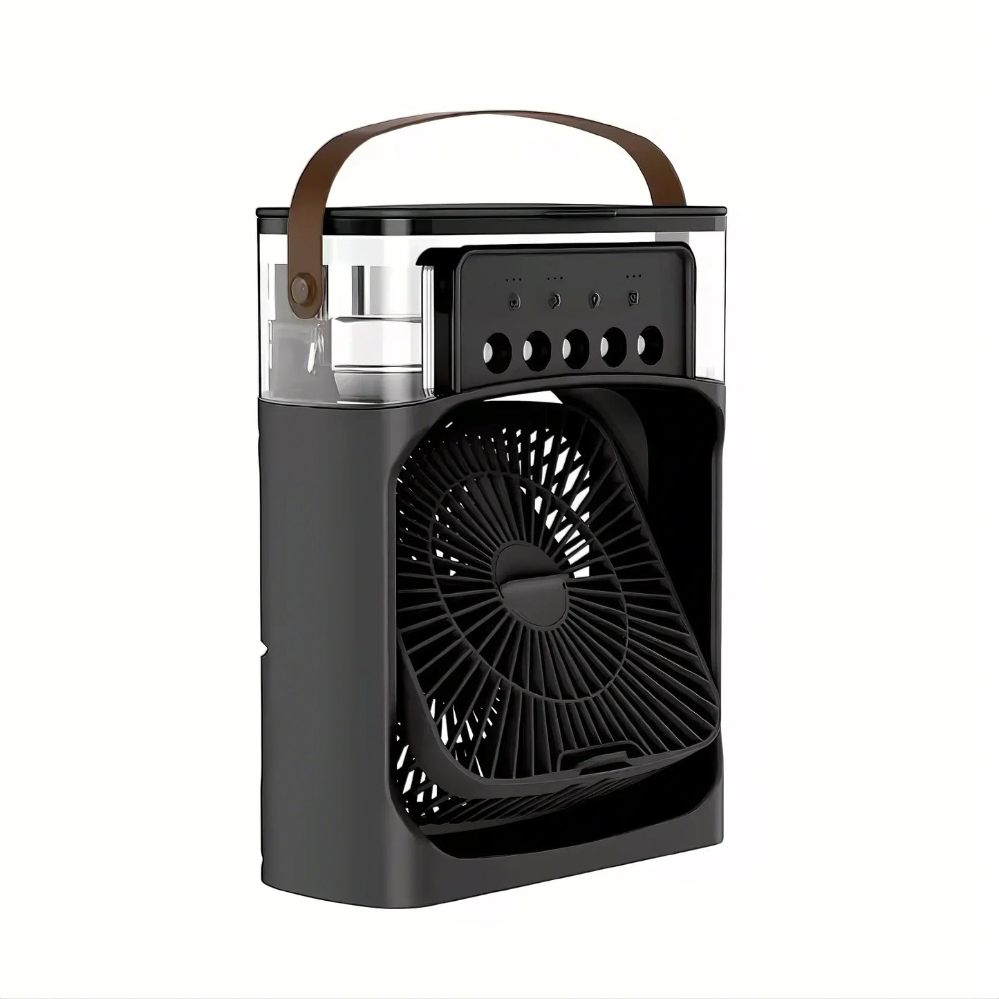 3 in 1 Fan Portable Humidifier Fan Air Conditioner Household Small Air Cooler USB Electric Fan LED Night Light Water Mist