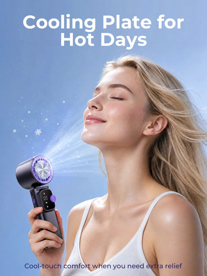 199-Level Precise Wind Control Handheld Fan - Foldable, Adjustable, Airflow Enhancer Portable Fan with Automatic Settings, Summer Travel & Outdoor Household Appliance Essential, Portable Fans, Airflow Enhancer Portable Fans